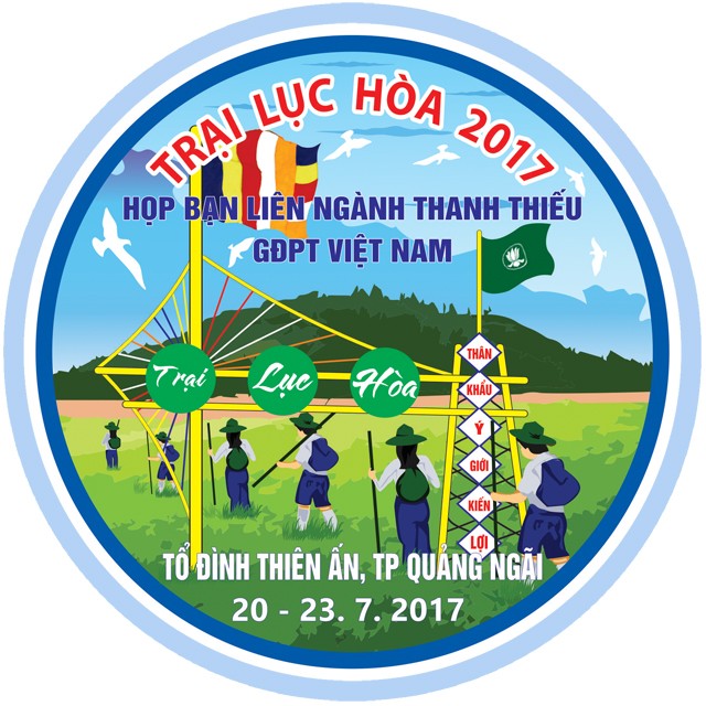 Phù hiệu chính thức của trại Lục Hòa 2017